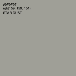 #9F9F97 - Star Dust Color Image